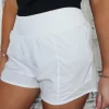 Allie Lynn's Boutique Shorts/Skirts<Active Pleat Tennis Shorts "White"