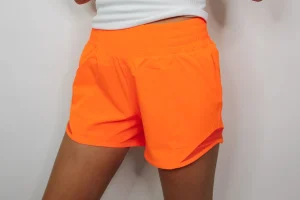 Allie Lynn's Boutique Activewear<Active Pleat Tennis Shorts "Highlight Orange"