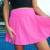 Allie Lynn's Boutique Activewear<Active Skort "Sonic Pink"