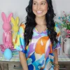 Allie Lynn's Boutique Printed Tops<Adrienne Madison "Modern Muse" Top