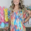 Allie Lynn's Boutique Spring Fever<Adrienne Madison "Summer Zag" Top