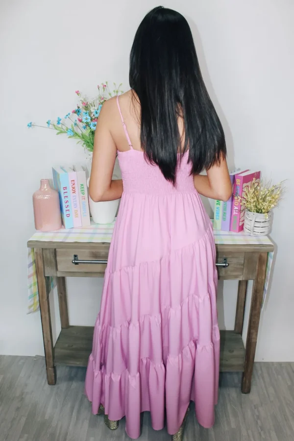 Allie Lynn's Boutique Maxi/Midi Dresses<Alexis Midi Dress "Lt Pink"