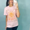 Allie Lynn's Boutique Graphic Tees<Always Keep Growing Graphic Tee "Blossom Pink"