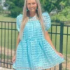 Allie Lynn's Boutique Solid Dresses<Baby Blue Babydoll Dress