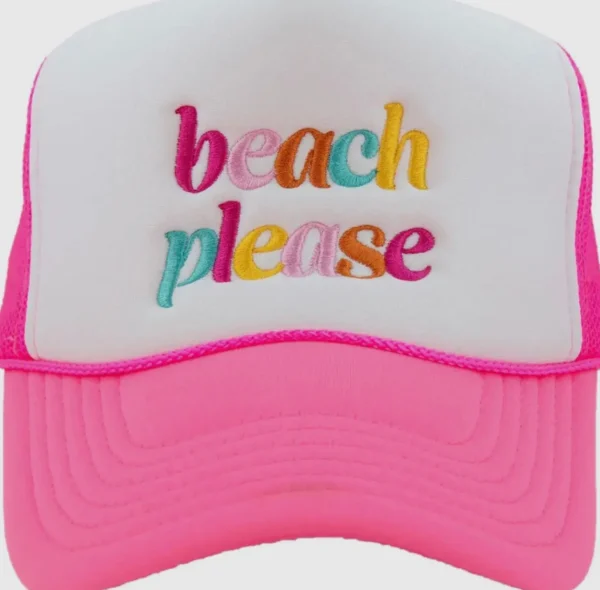 Allie Lynn's Boutique Trucker Hats<Beach Please Trucker Hat