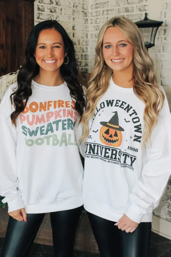 Allie Lynn's Boutique Graphic Tees<Bonfires / Pumpkins Sweatshirt