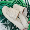 Allie Lynn's Boutique Spring Fever<Cairo Platform Sandals "Beige"