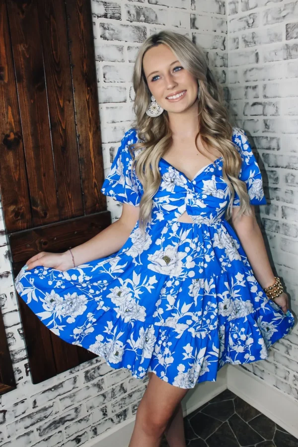 Allie Lynn's Boutique Printed Dresses<Caribbean Mini Dress