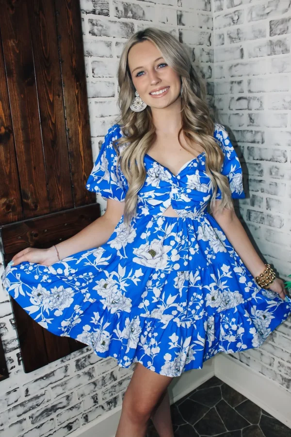 Allie Lynn's Boutique Printed Dresses<Caribbean Mini Dress