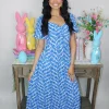 Allie Lynn's Boutique Printed Dresses<Cassie Printed Maxi Dress