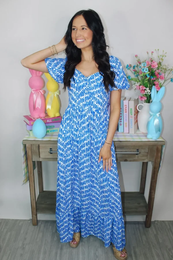 Allie Lynn's Boutique Spring Fever<Cassie Printed Maxi Dress