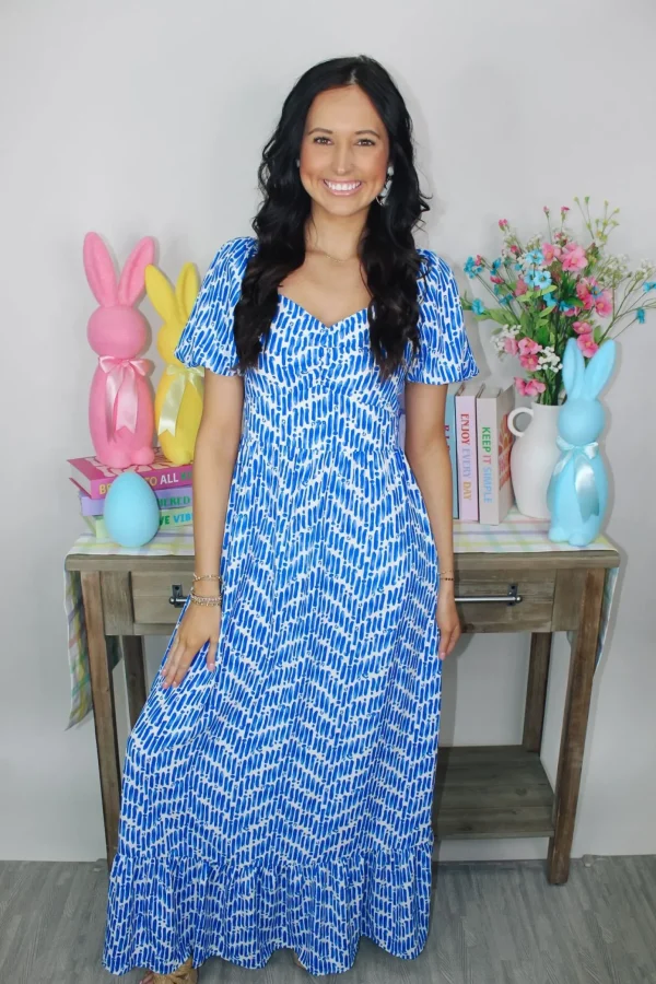 Allie Lynn's Boutique Spring Fever<Cassie Printed Maxi Dress