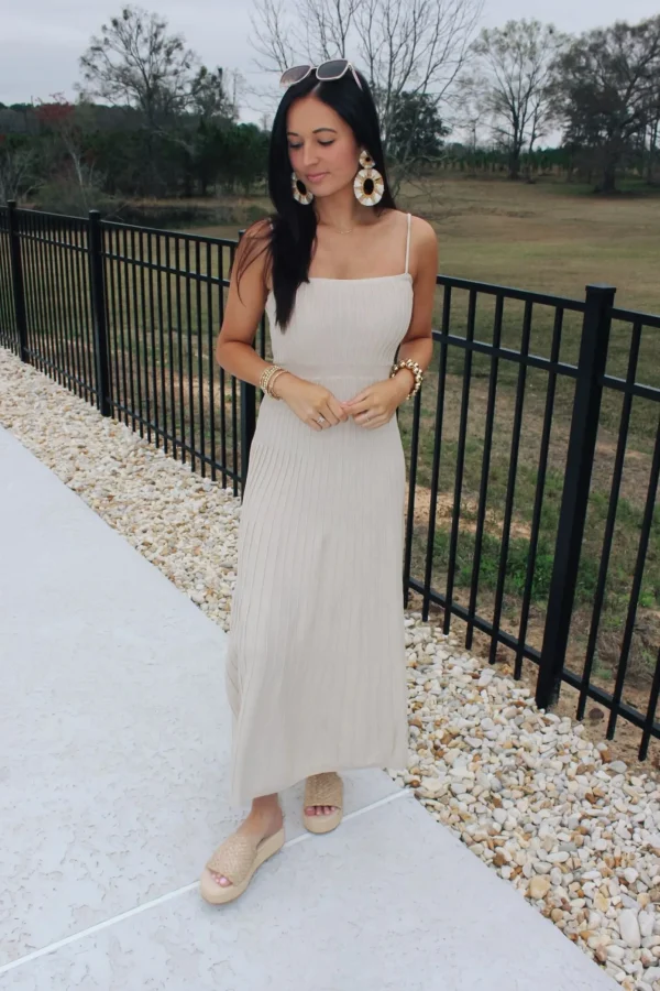 Allie Lynn's Boutique Maxi/Midi Dresses<Coastal Dress "Natural"