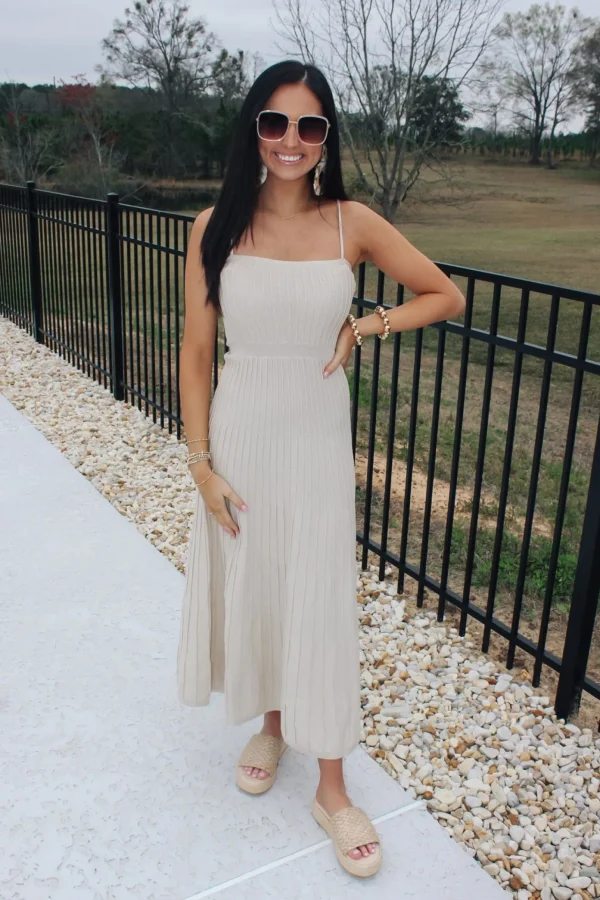 Allie Lynn's Boutique Maxi/Midi Dresses<Coastal Dress "Natural"