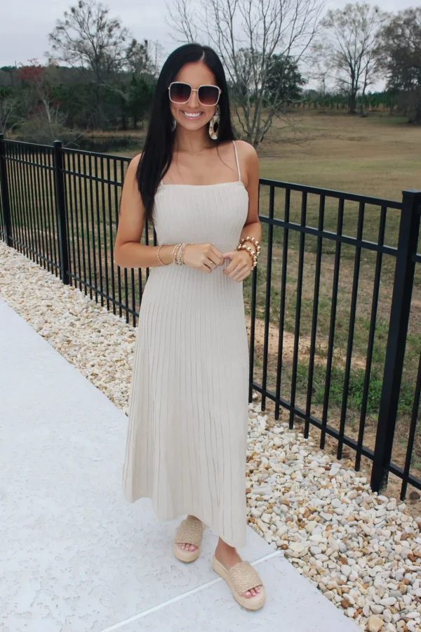 Allie Lynn's Boutique Maxi/Midi Dresses<Coastal Dress "Natural"