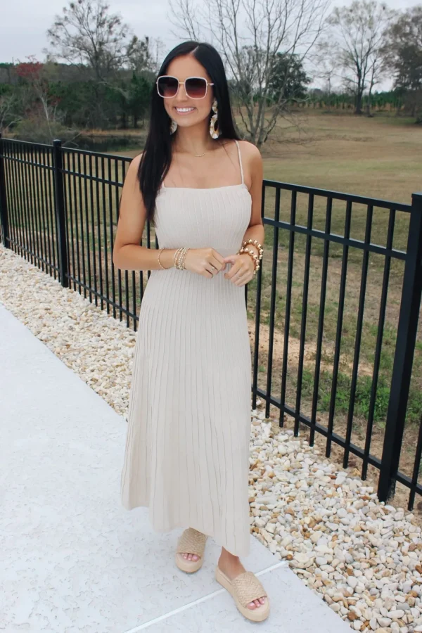 Allie Lynn's Boutique Maxi/Midi Dresses<Coastal Dress "Natural"