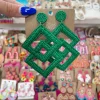 Allie Lynn's Boutique Spring Fever<Color Pop Earrings "Green"