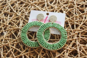 Allie Lynn's Boutique Jewelry<Date Night Earrings "Green"