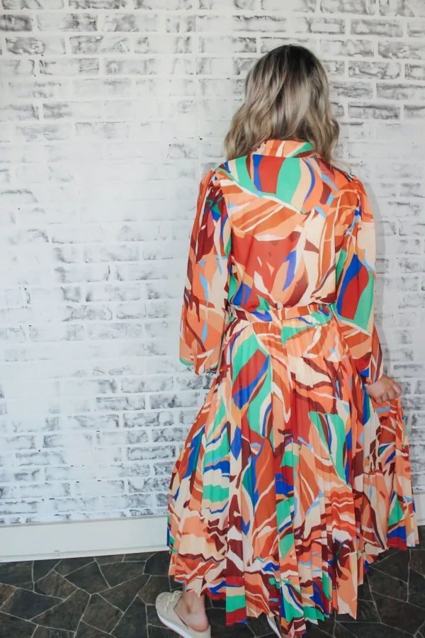 Allie Lynn's Boutique Printed Dresses<Day Dreaming Midi Dress