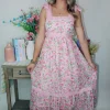 Allie Lynn's Boutique Printed Dresses<Demi Floral Midi Dress