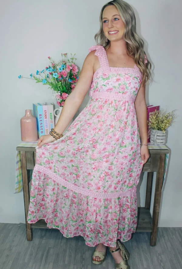 Allie Lynn's Boutique Maxi/Midi Dresses<Demi Floral Midi Dress