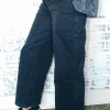 Allie Lynn's Boutique Pants<Entro Wide Leg Pants "Black"