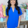 Allie Lynn's Boutique Spring Fever<Essential Top "Royal"