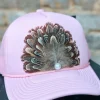 Allie Lynn's Boutique Trucker Hats<Feather Trucker Hat "Pink"