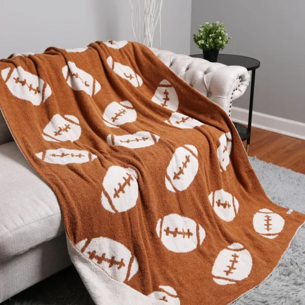 Allie Lynn's Boutique Gifts<Football Blanket