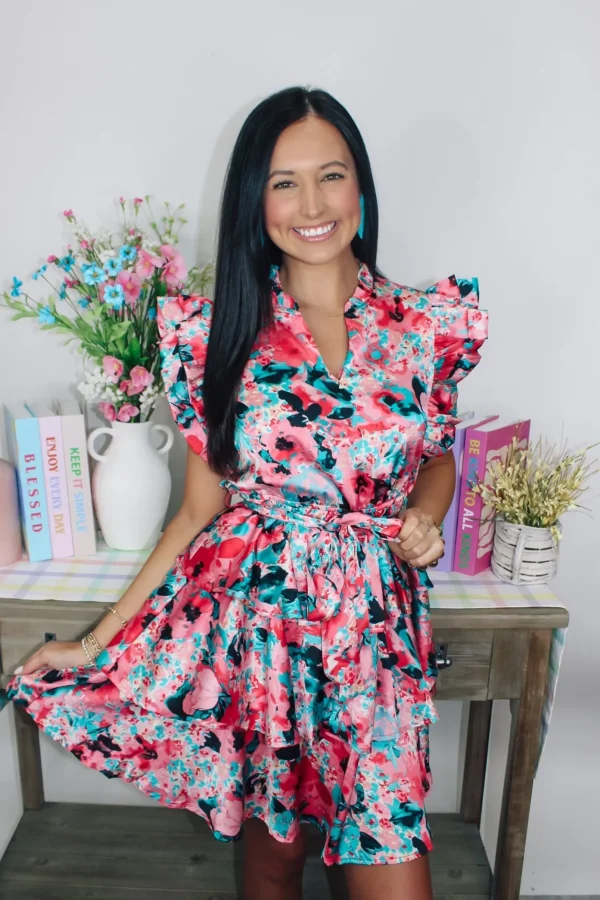 Allie Lynn's Boutique Printed Dresses<Garden Gala Dress