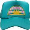 Allie Lynn's Boutique Trucker Hats<Good Vibes Only Trucker Hat "Deep Teal"