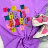 Allie Lynn's Boutique Graphic Tees<He Is Risen Graphic Tee "Neon Violet"