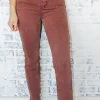 Allie Lynn's Boutique Pants<High Rise Straight Pants "Espresso"