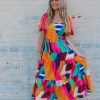 Allie Lynn's Boutique Printed Dresses<Laina Maxi Dress "Fall Edition"