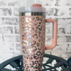 Allie Lynn's Boutique Gifts<Leopard Tumbler "Light Pink"