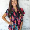 Allie Lynn's Boutique Printed Tops<Living For Fall Top