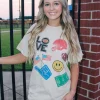 Allie Lynn's Boutique Graphic Tees<Love Football Season Overiszed Graphic Tee