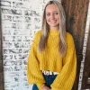 Allie Lynn's Boutique Sweaters/Jackets<Marigold Knit Sweater