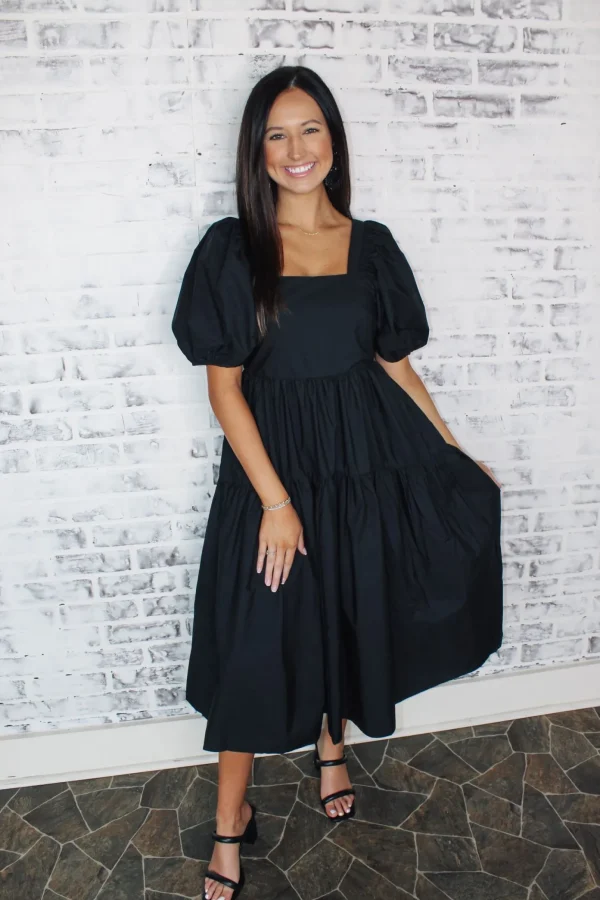 Allie Lynn's Boutique Maxi/Midi Dresses<Marlee Maxi Dress "Black"