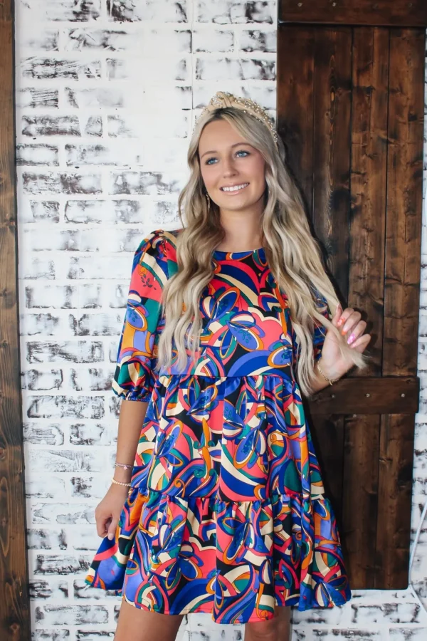 Allie Lynn's Boutique Printed Dresses<Night Before Dress