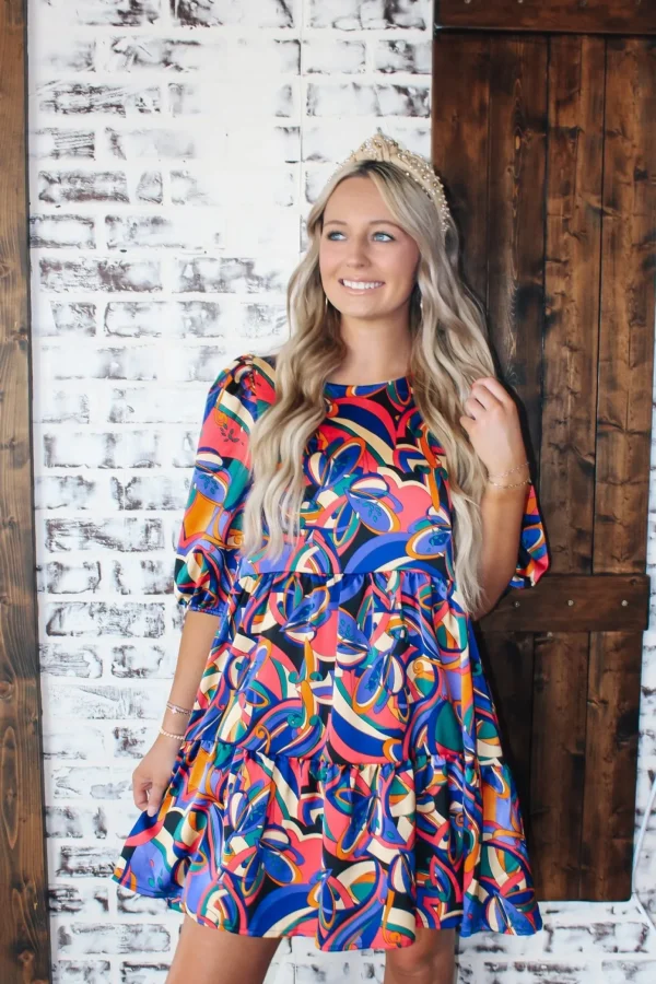 Allie Lynn's Boutique Printed Dresses<Night Before Dress