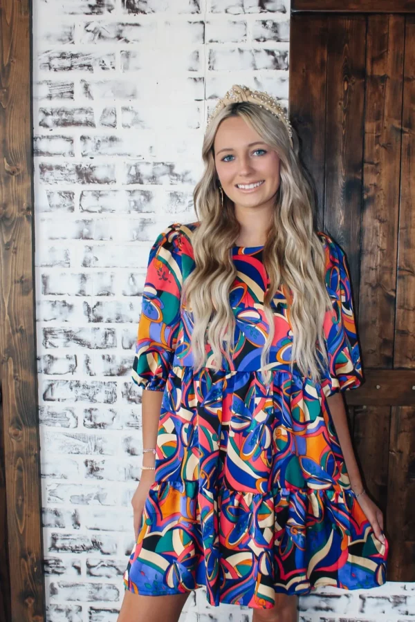 Allie Lynn's Boutique Printed Dresses<Night Before Dress