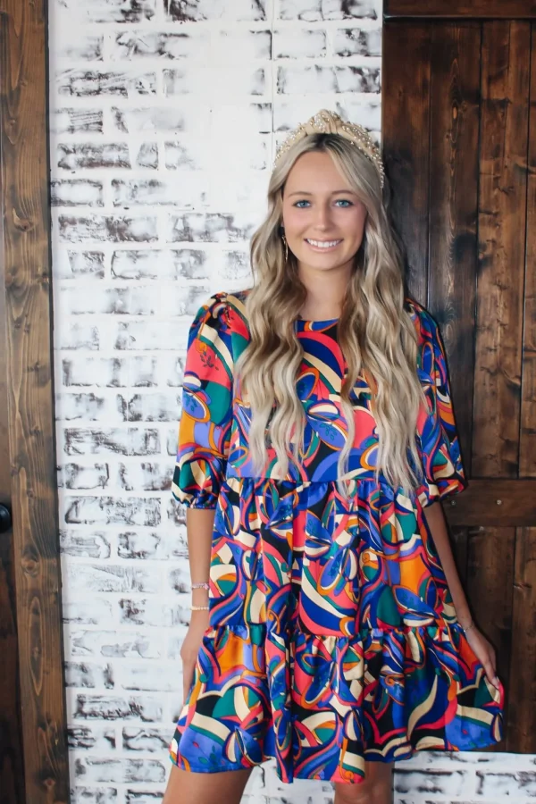 Allie Lynn's Boutique Printed Dresses<Night Before Dress