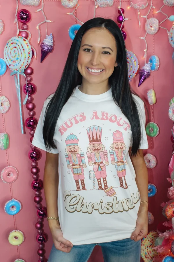 Allie Lynn's Boutique Graphic Tees<Nuts About Christmas Graphic Tee