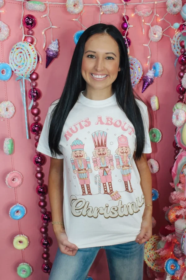 Allie Lynn's Boutique Graphic Tees<Nuts About Christmas Graphic Tee