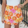 Allie Lynn's Boutique Spring Break Edit<Oh So Orange Skort