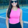 Allie Lynn's Boutique Activewear<Sport Tank "Sonic Pink"