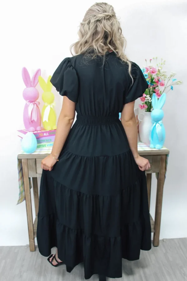 Allie Lynn's Boutique Spring Fever<Spring Fever Dress "Black"