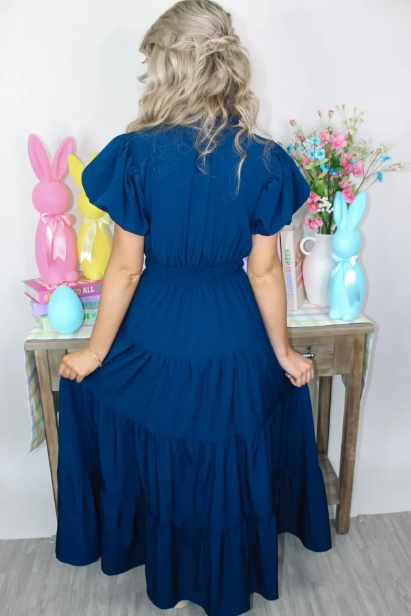 Allie Lynn's Boutique Maxi/Midi Dresses<Spring Fever Dress "Navy"