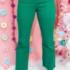 Allie Lynn's Boutique Pants<Stretchy Wide Leg Pants "Forest"